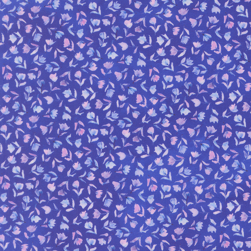 Delphinium Sea Pink Small Floral AGAPANTHUS by Janet Clare for Moda 24654-14