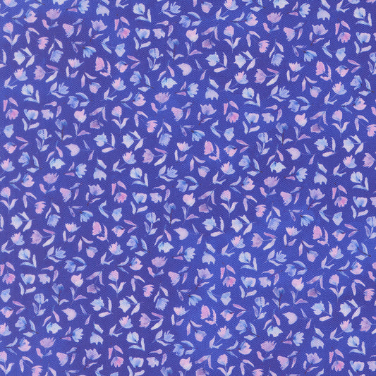 Delphinium Sea Pink Small Floral AGAPANTHUS by Janet Clare for Moda 24654-14