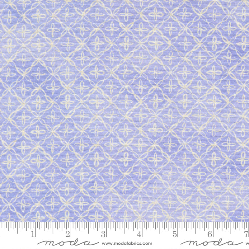Delphinium Flourish Checks and Plaids LILAC by Janet Clare for Moda 24656-15 scale