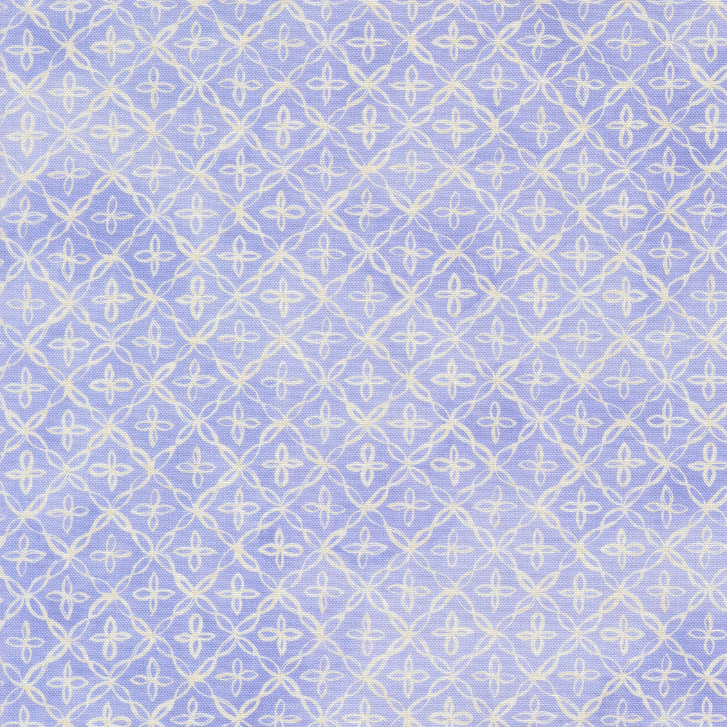 Delphinium Flourish Checks and Plaids LILAC by Janet Clare for Moda 24656-15