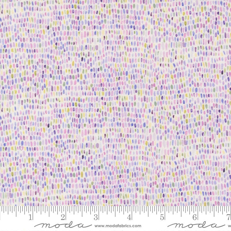 Delphinium Palette Blenders SNOWDROP by Janet Clare for Moda 24658-11 scale