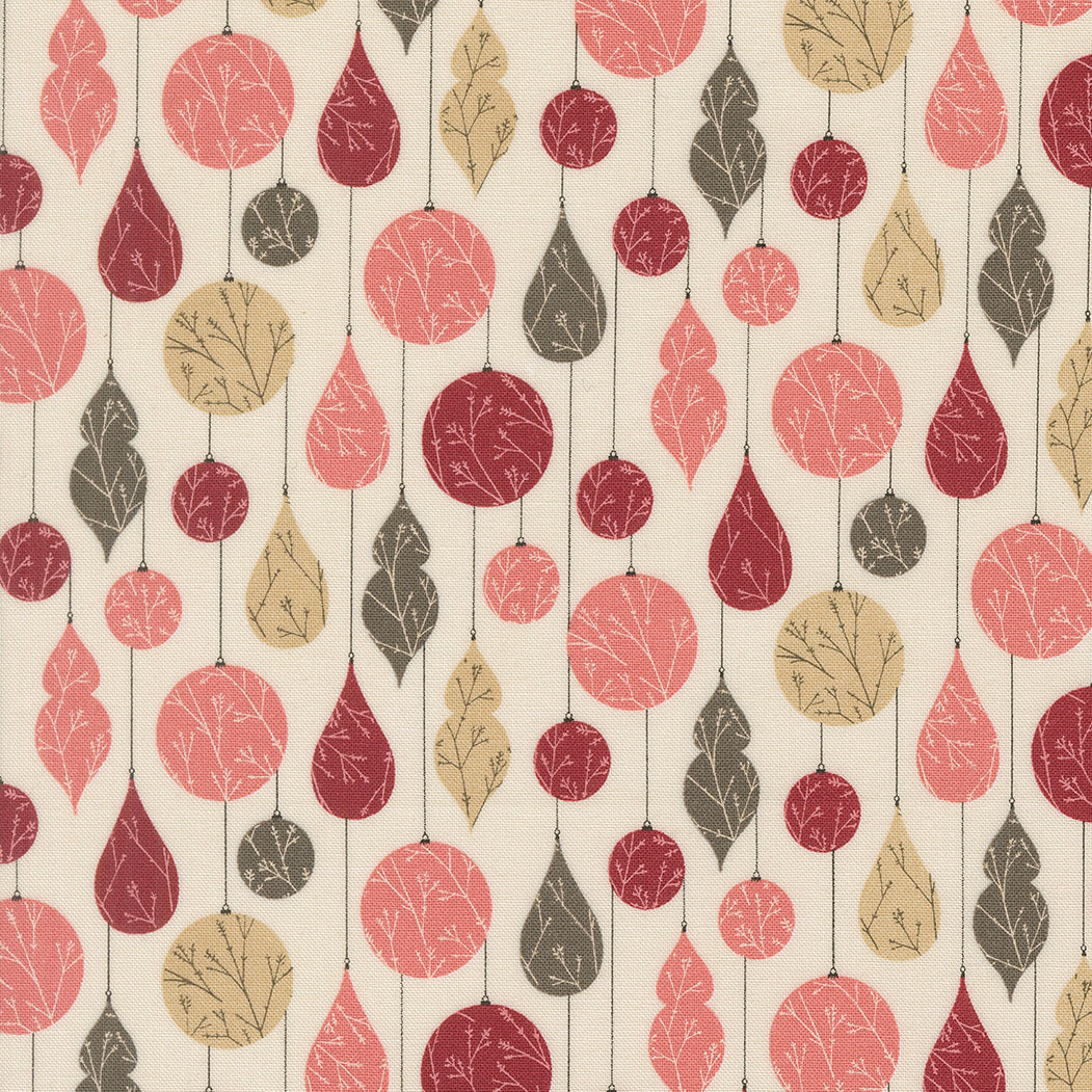 Gingerbread Lane Crystal Ornaments Novelty Sugar by Kileys Quilt Room for Moda Fabrics 26151-11