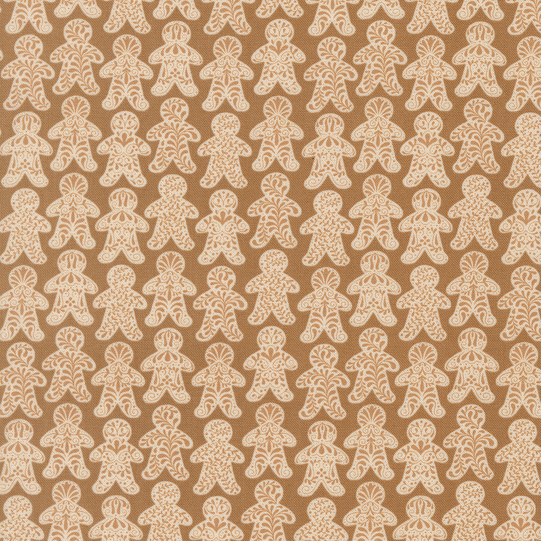Gingerbread Lane Gingerbread Dance Novelty Cocoa by Kileys Quilt Room for Moda Fabrics 26152-22