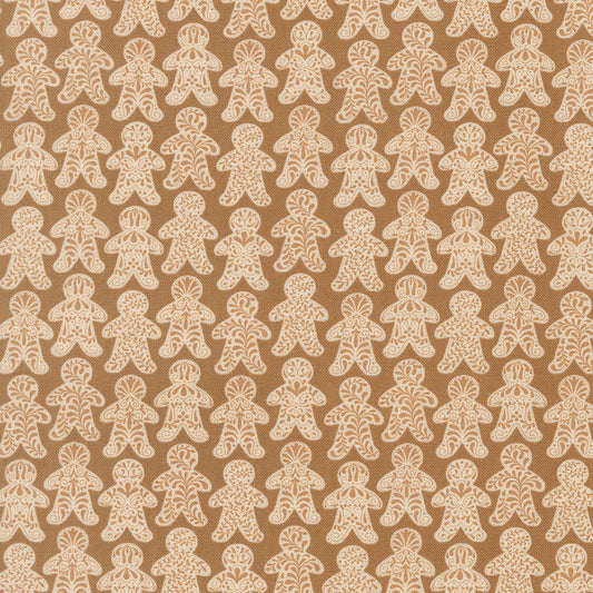 Gingerbread Lane Gingerbread Dance Novelty Cocoa by Kileys Quilt Room for Moda Fabrics 26152-22