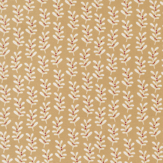 Gingerbread Lane Holly Stripes Gingerbread by Kileys Quilt Room for Moda Fabrics 26154-21