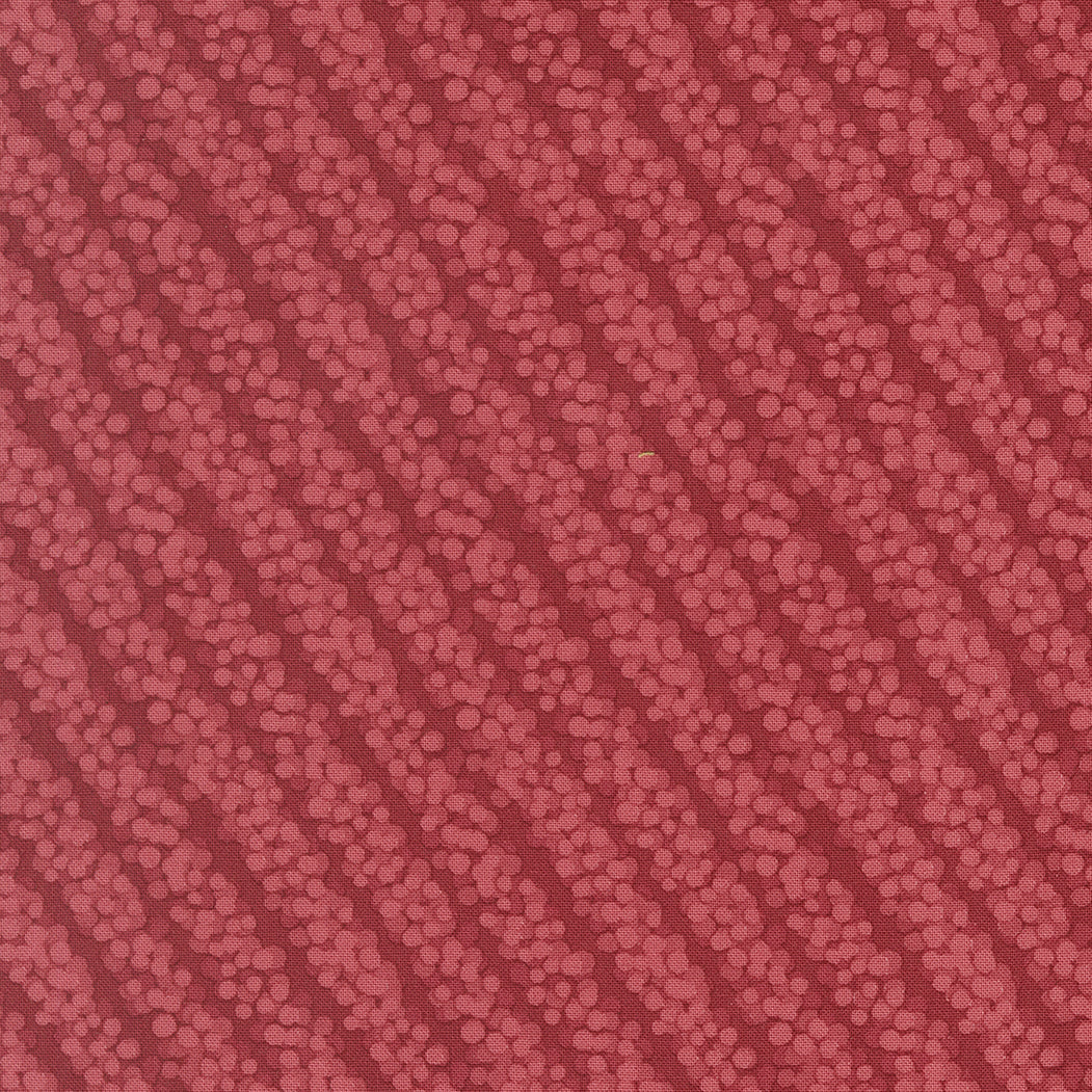 Gingerbread Lane Flowing Forest Stripes Cranberry by Kileys Quilt Room for Moda Fabrics 26156-18