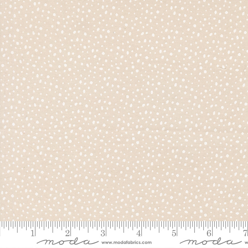 Gingerbread Lane Flurry Dots Sugar by Kileys Quilt Room for Moda Fabrics 26158-11 scale