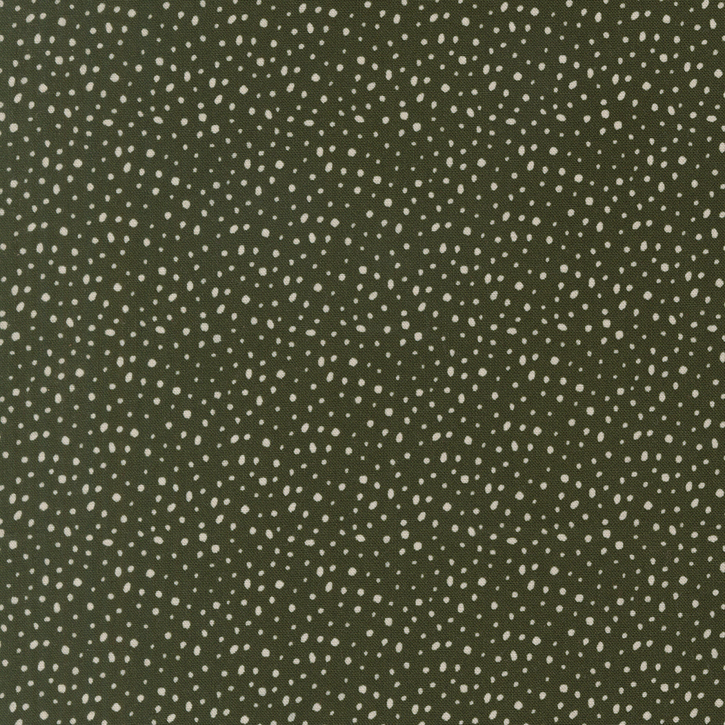 Gingerbread Lane Flurry Dots Pine by Kileys Quilt Room for Moda Fabrics 26158-15