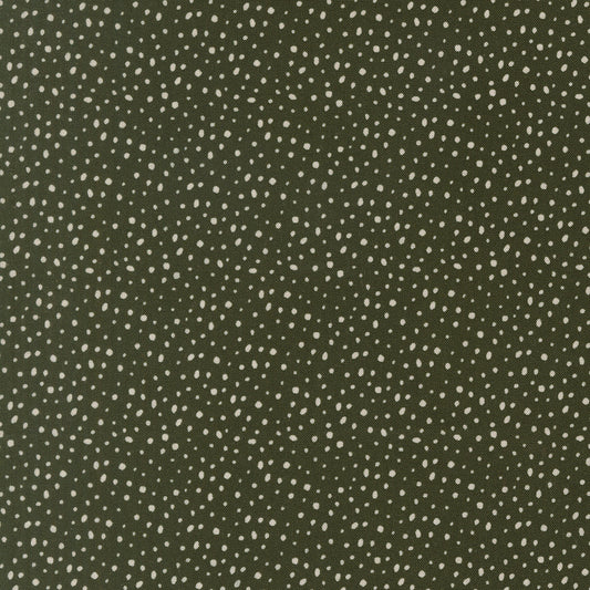 Gingerbread Lane Flurry Dots Pine by Kileys Quilt Room for Moda Fabrics 26158-15