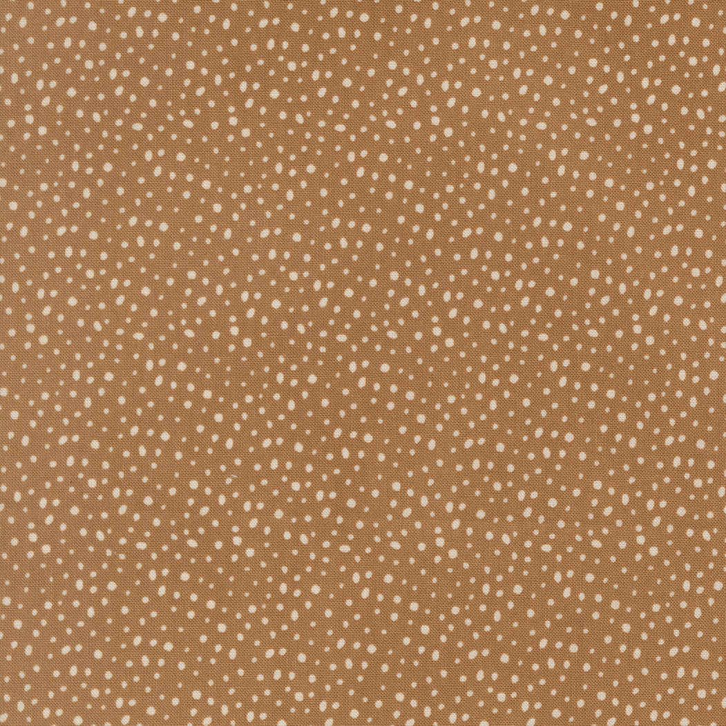 Gingerbread Lane Flurry Dots Cocoa by Kileys Quilt Room for Moda Fabrics 26158-22