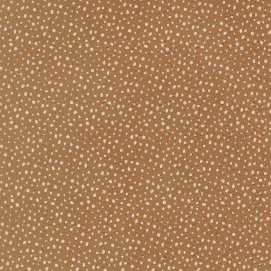 Gingerbread Lane Flurry Dots Cocoa by Kileys Quilt Room for Moda Fabrics 26158-22