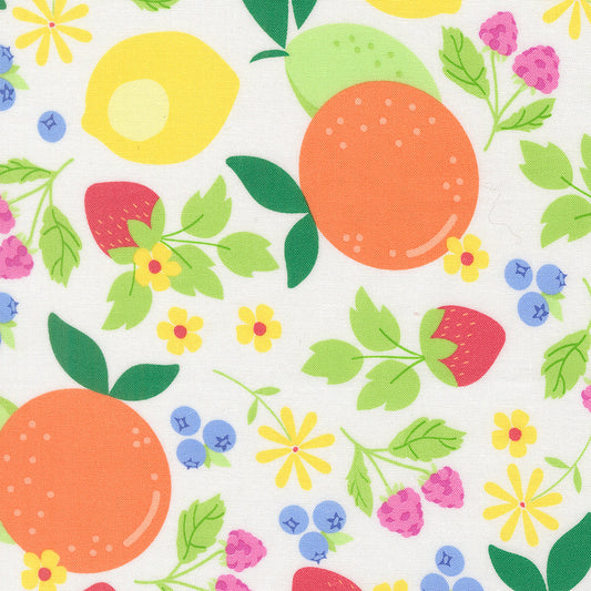 Fruit Salad Mixed Fruits Novelty OFF WHITE by Corey Yoder for Moda 29240-11
