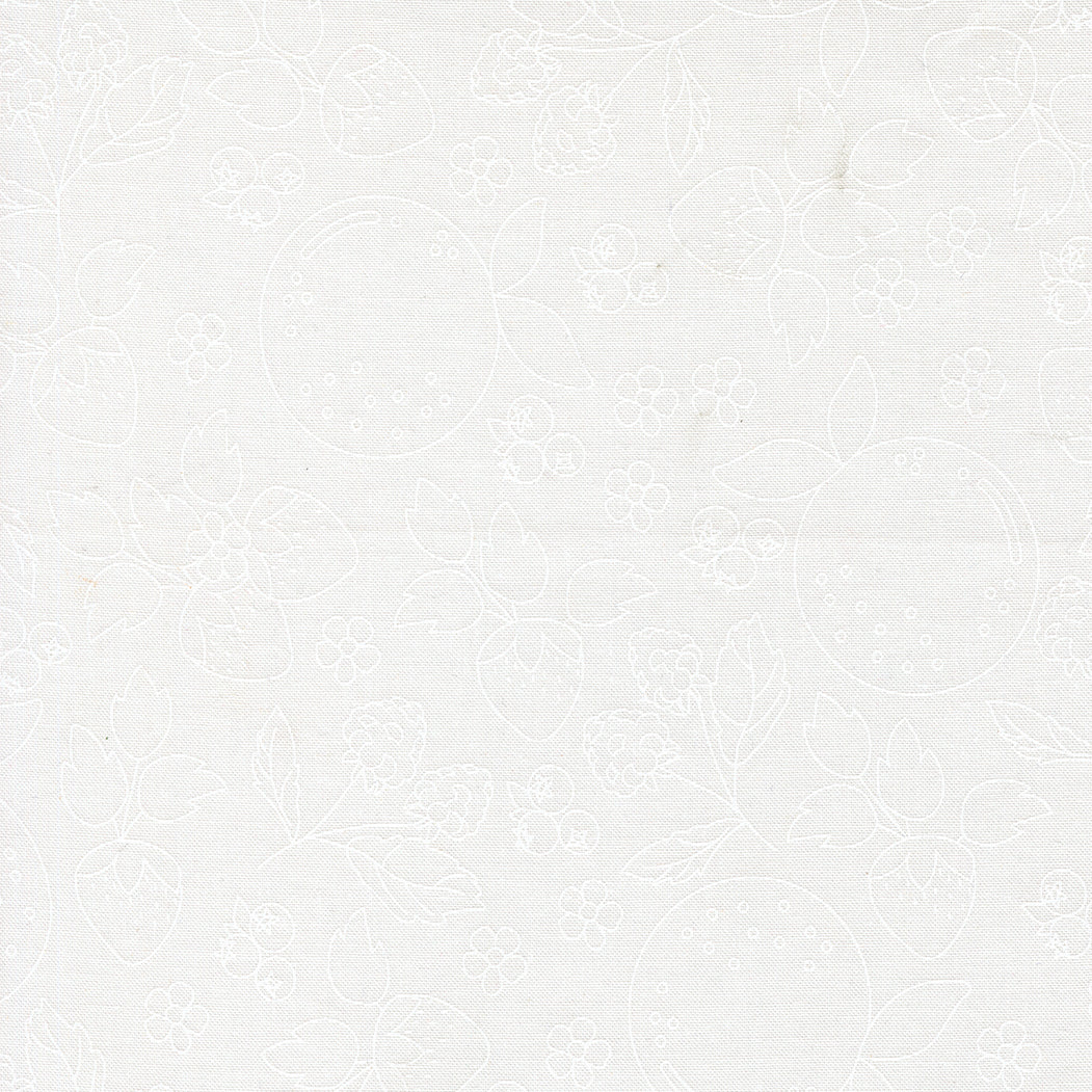Fruit Salad Fruit Sketch Novelty Toile OFF WHITE WHITE by Corey Yoder for Moda 29241-11