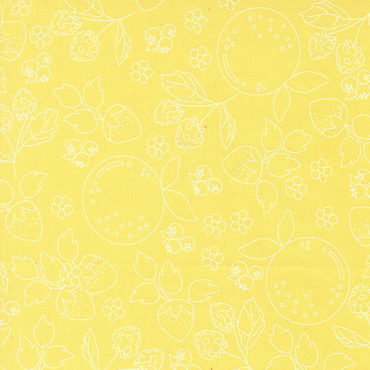 Fruit Salad Fruit Sketch Novelty Toile SUNSHINE by Corey Yoder for Moda 29241-17