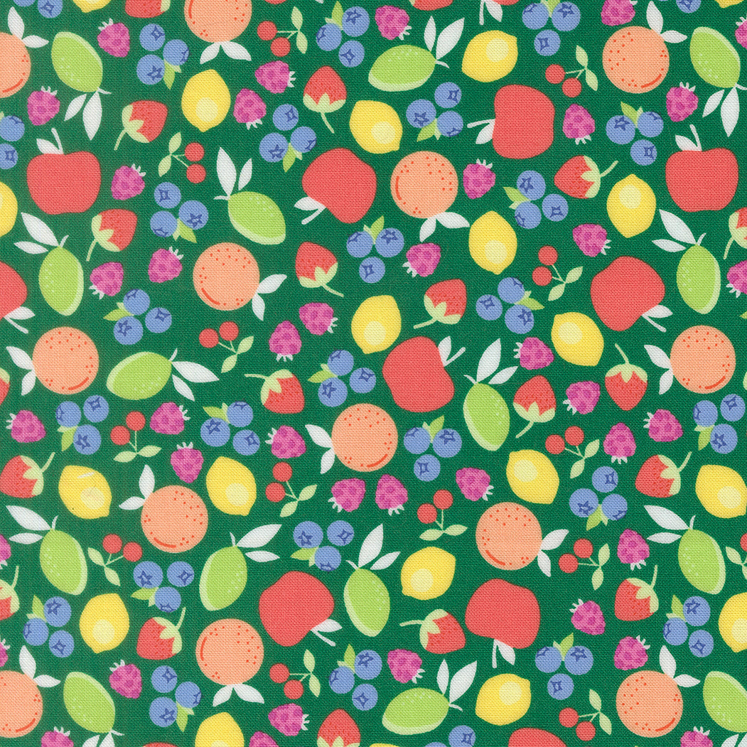 Fruit Salad Fruit Cup Novelty EMERALD by Corey Yoder for Moda 29242-21