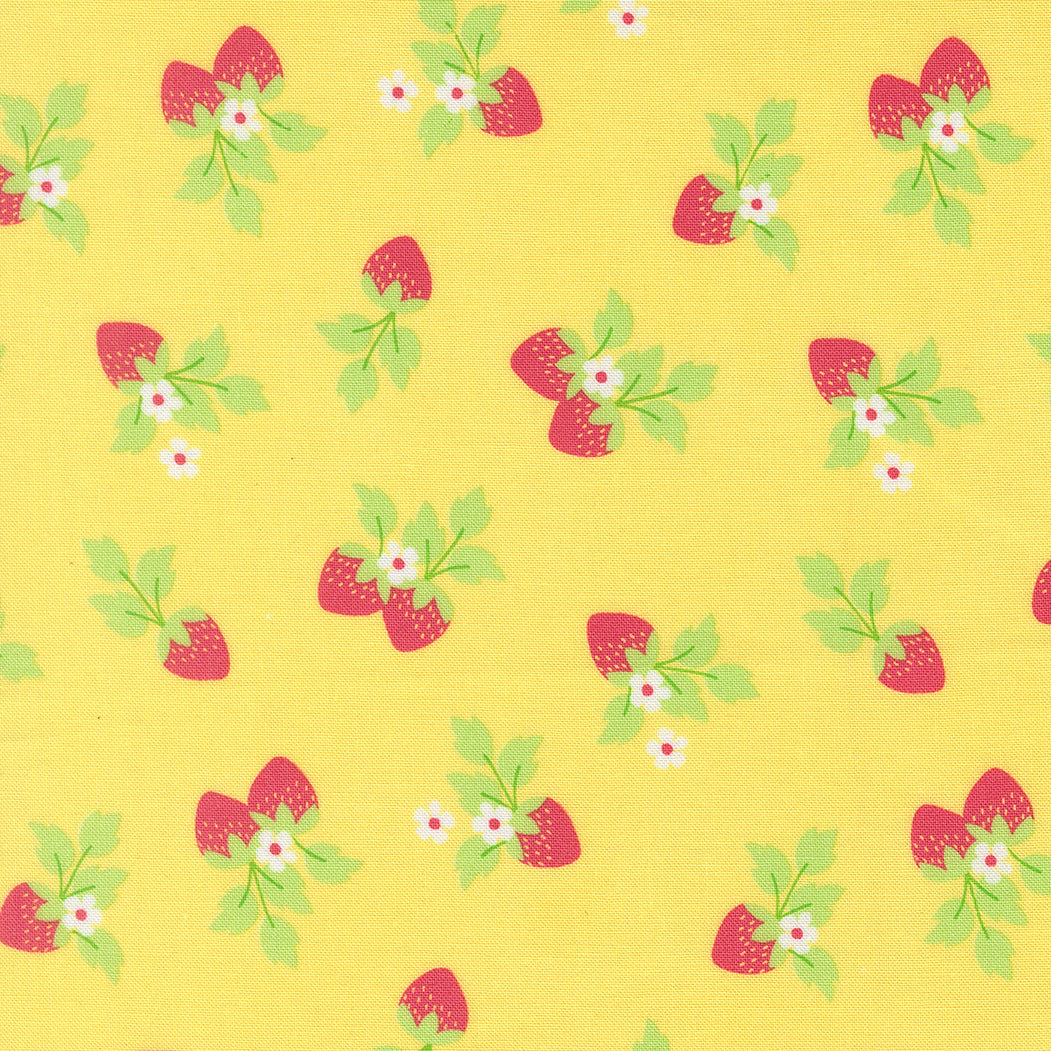 Fruit Salad Strawberries Novelty SUNSHINE by Corey Yoder for Moda 29243-17