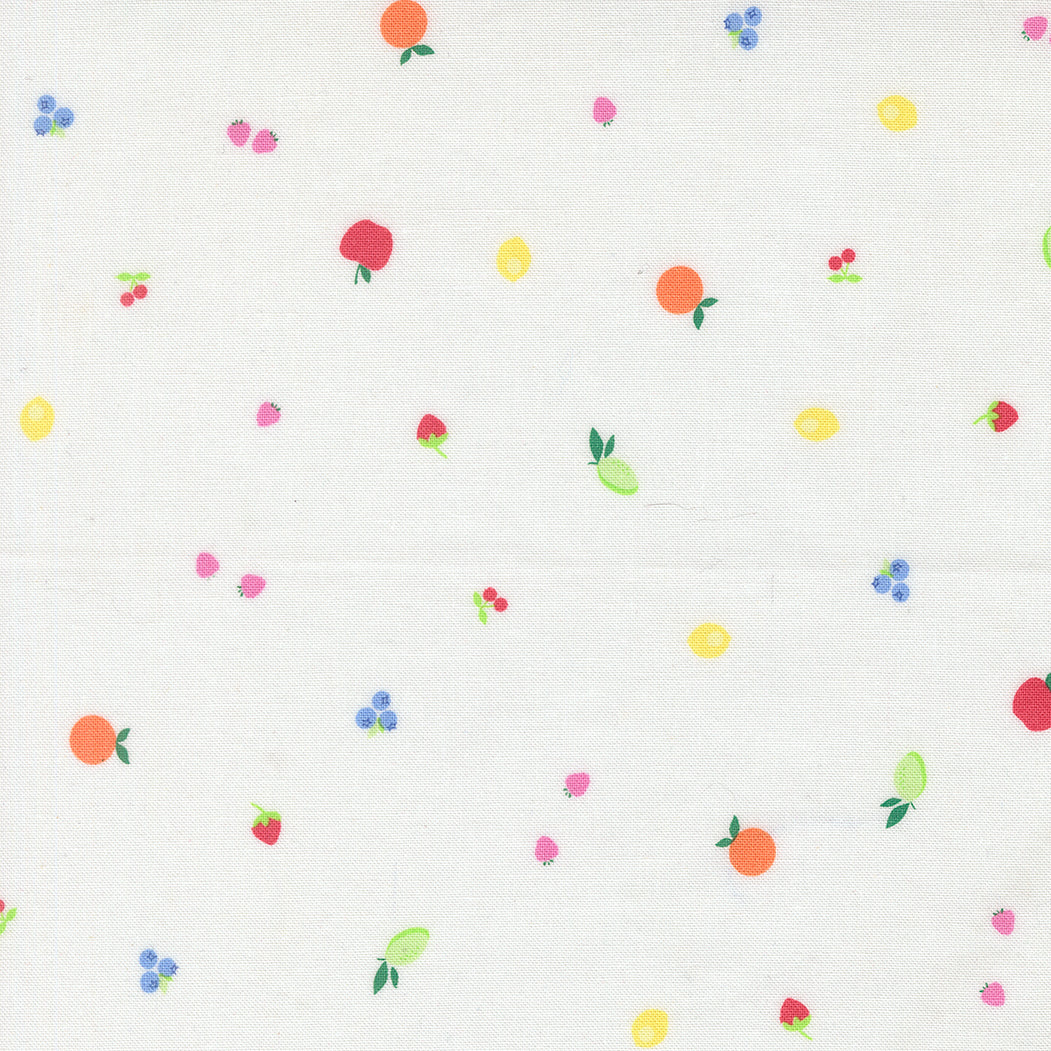 Fruit Salad Fruit Snack Blenders Small Fruit Dot OFF WHITE by Corey Yoder for Moda 29244-11
