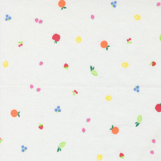 Fruit Salad Fruit Snack Blenders Small Fruit Dot OFF WHITE by Corey Yoder for Moda 29244-11