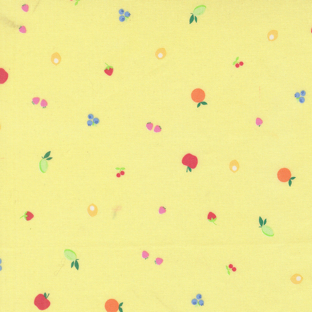 Fruit Salad Fruit Snack Blenders Small Fruit Dot LEMON by Corey Yoder for Moda 29244-18