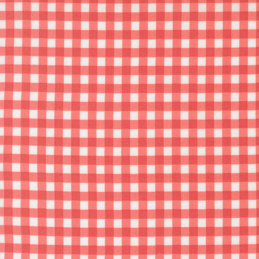 Fruit Salad Gingham Checks and Plaids FLAMINGO by Corey Yoder for Moda 29245-12