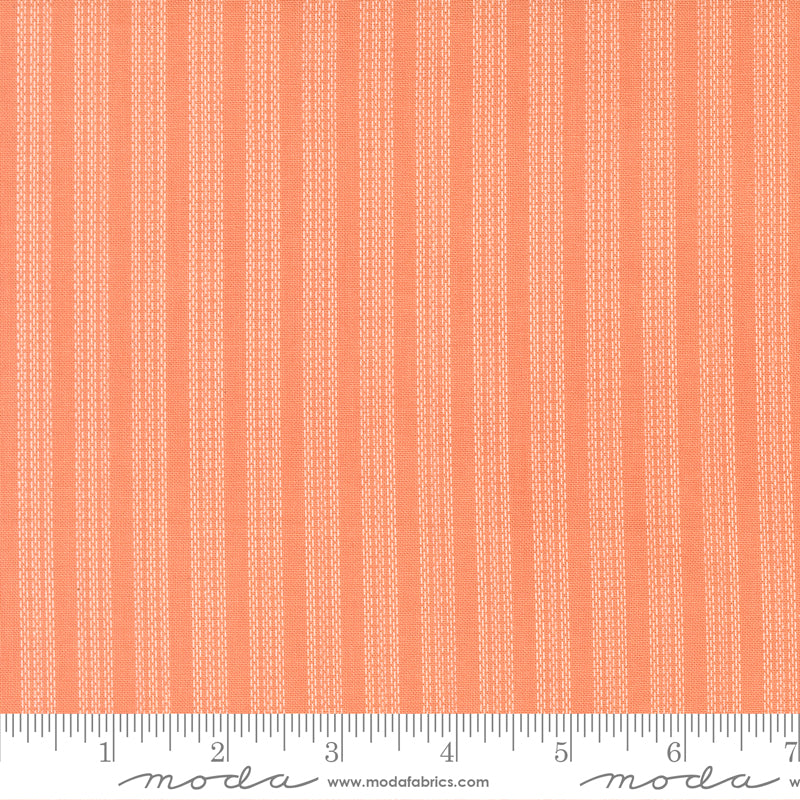Fruit Salad Stripes CORAL by Corey Yoder for Moda 29246-14 scale