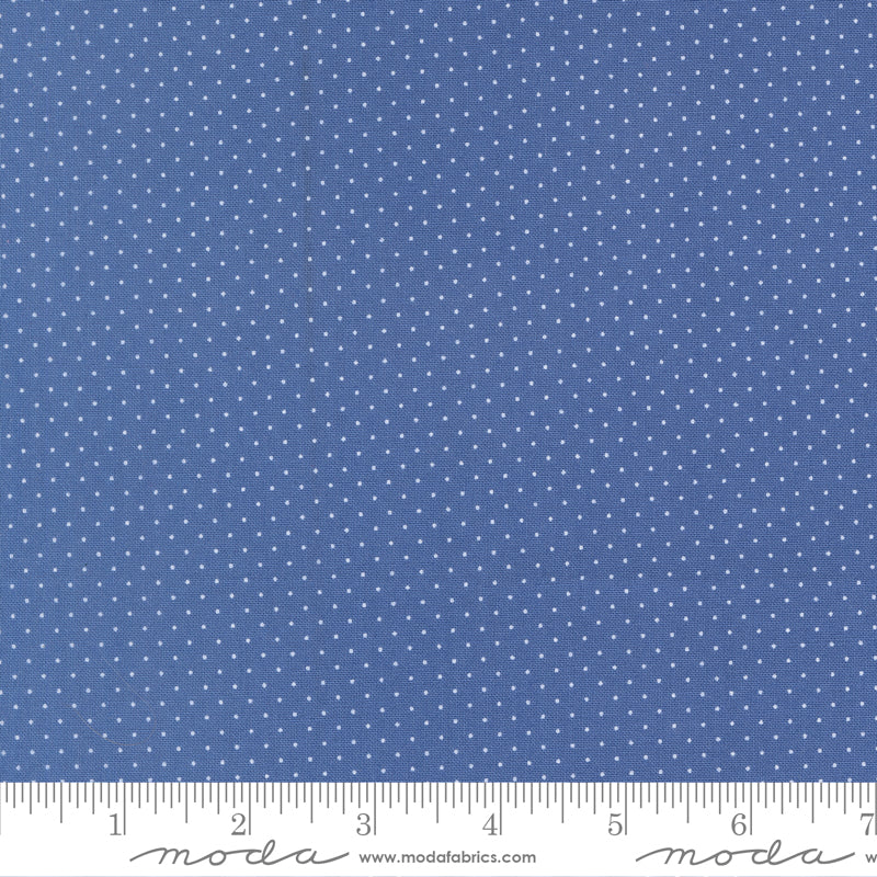Fruit Salad Pin Dot Dots COBALT by Corey Yoder for Moda 29247-24 scale