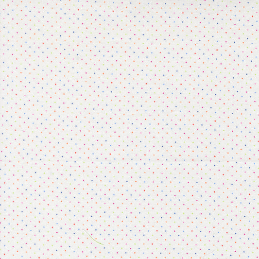 Fruit Salad Pin Dot Dots OFF WHITE by Corey Yoder for Moda 29247-31