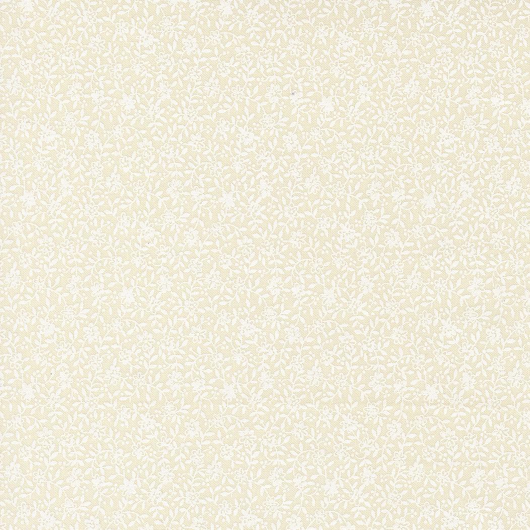 Lyda Rose PORCELAIN WHITE Wild Rose Florals yardage