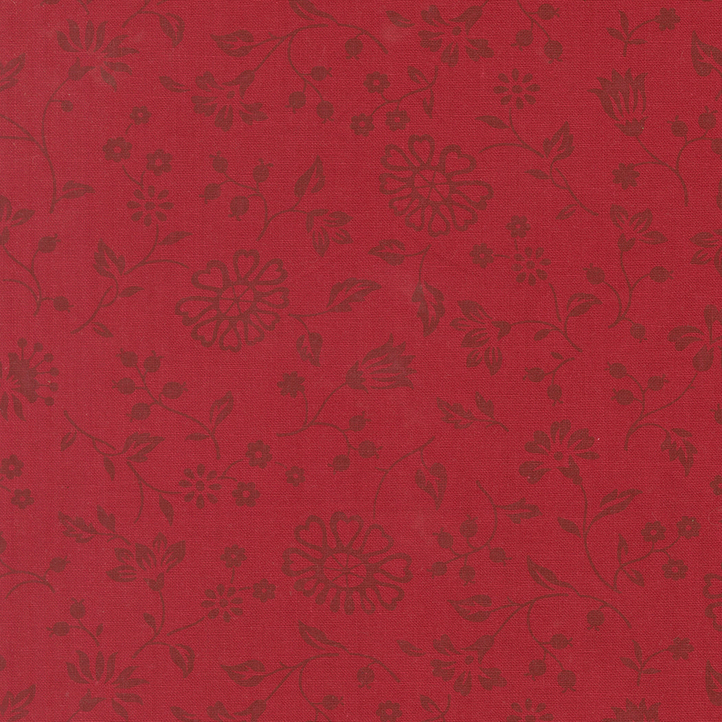 Petals And Polka Dots Fleurs Florals Rose by Bunny Hill Designs for Moda Fabrics 3082-20