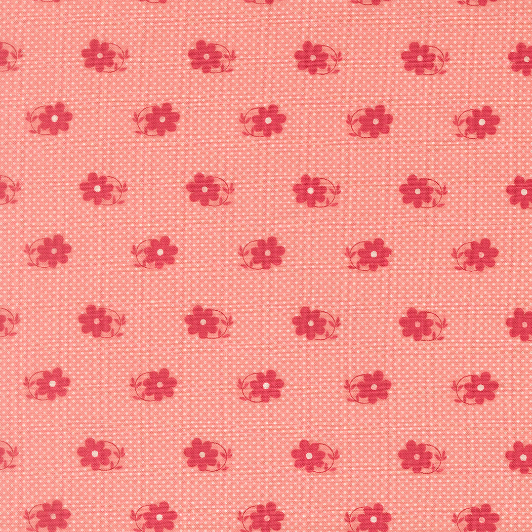 Petals And Polka Dots Pinwheels Florals Dots Blossoms by Bunny Hill Designs for Moda Fabrics 3083-15