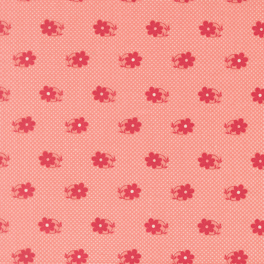 Petals And Polka Dots Pinwheels Florals Dots Blossoms by Bunny Hill Designs for Moda Fabrics 3083-15