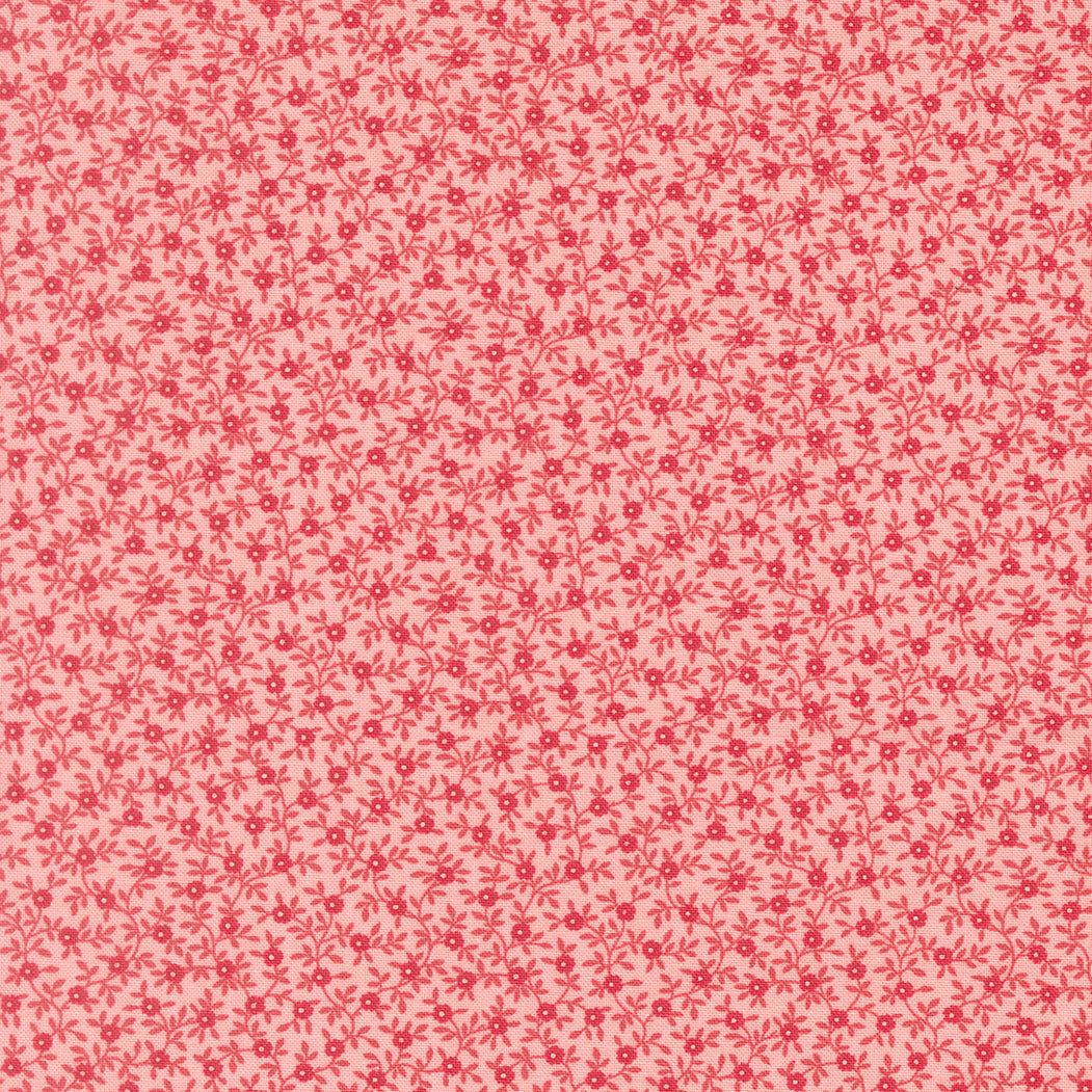 Petals And Polka Dots Garden Vine Florals Blush by Bunny Hill Designs for Moda Fabrics 3084-14
