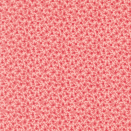 Petals And Polka Dots Garden Vine Florals Blush by Bunny Hill Designs for Moda Fabrics 3084-14