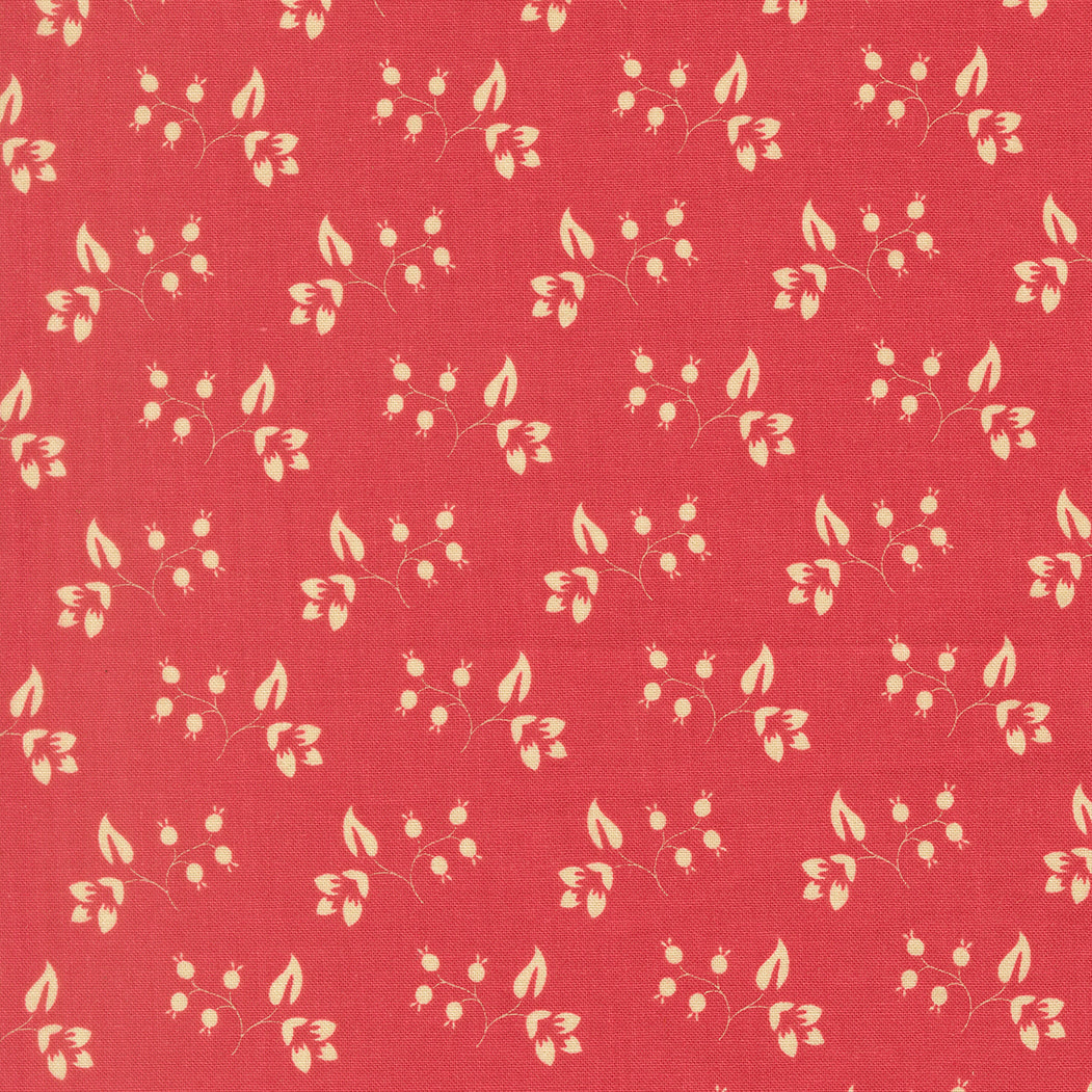 Petals And Polka Dots Rose Hips Florals Tea Rose by Bunny Hill Designs for Moda Fabrics 3085-18