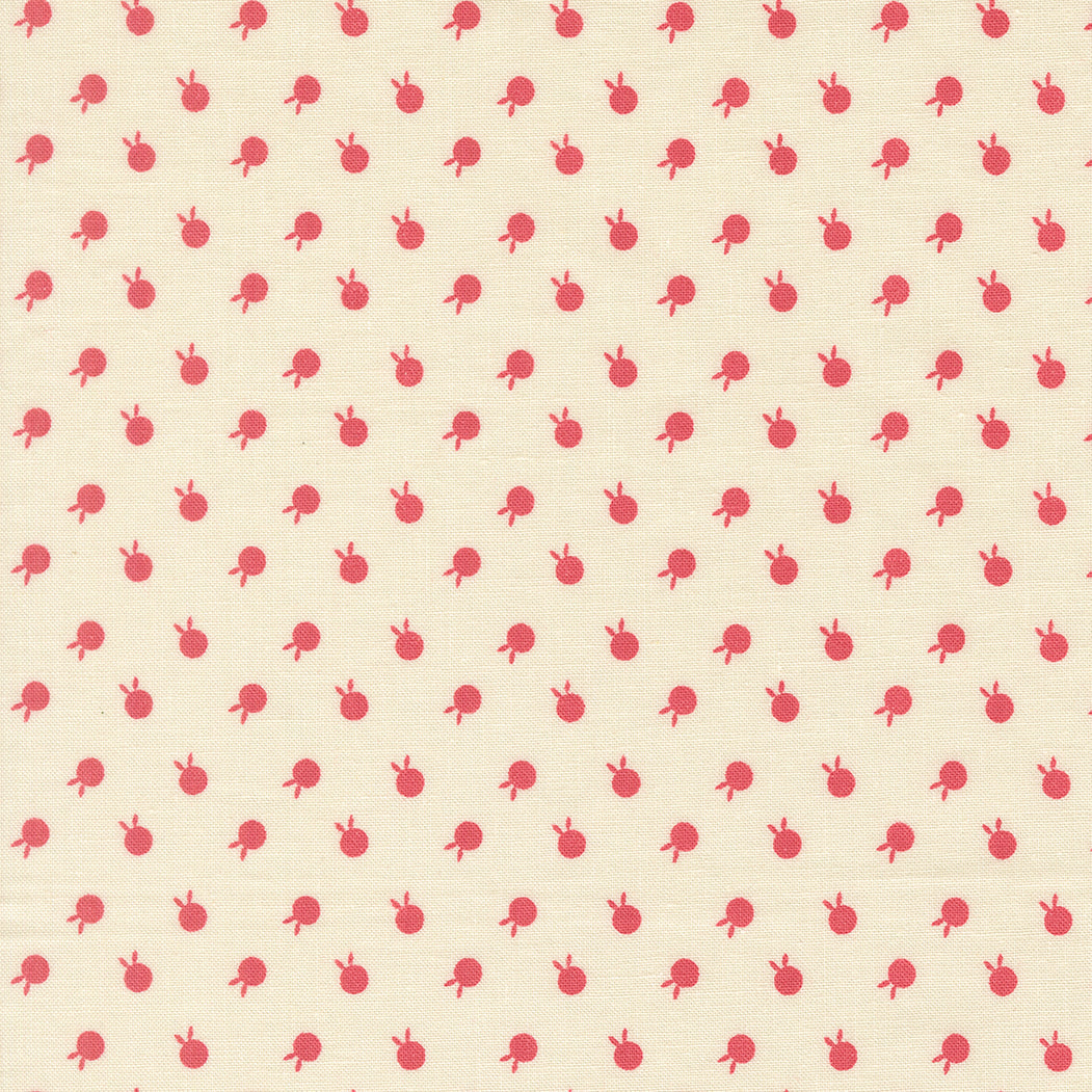 Petals And Polka Dots Berry Dots Lace by Bunny Hill Designs for Moda Fabrics 3086-11