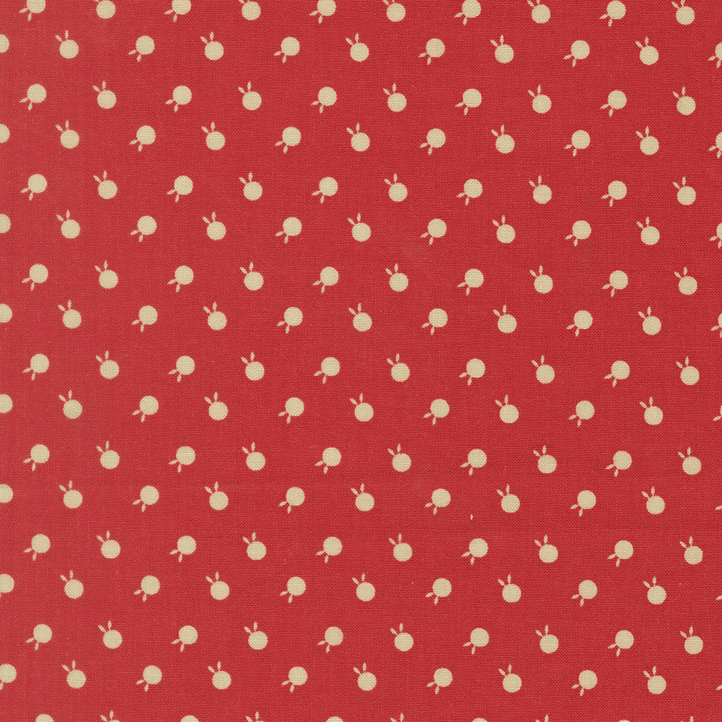 Petals And Polka Dots Berry Dots Rose by Bunny Hill Designs for Moda Fabrics 3086-19