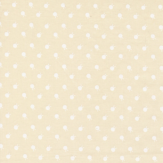 Petals And Polka Dots Berry Dots Lace White by Bunny Hill Designs for Moda Fabrics 3086-31