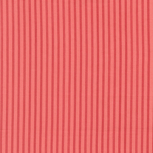 Petals And Polka Dots Stripe Stripes Berry by Bunny Hill Designs for Moda Fabrics 3087-16