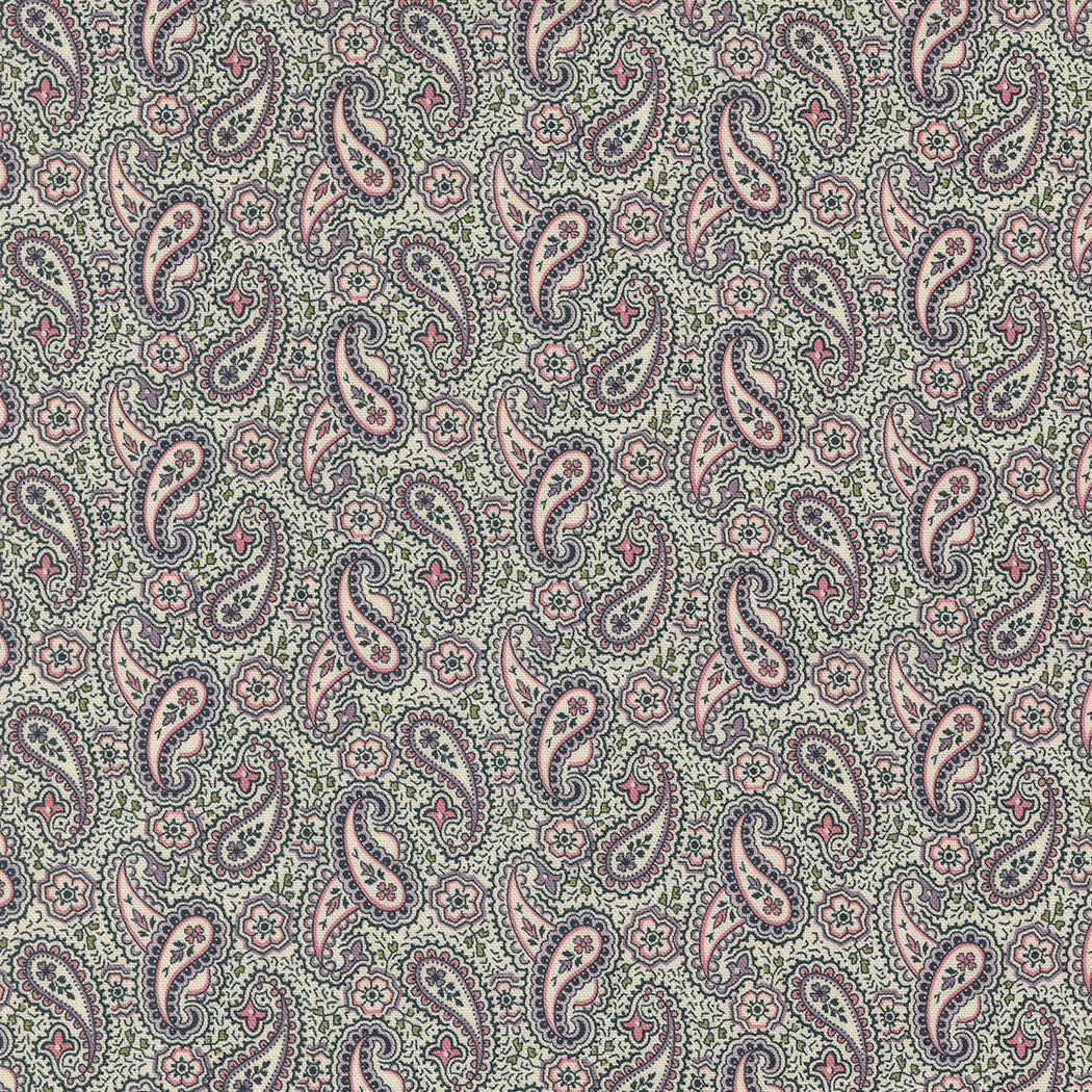 Goodnight Irene Arthur's Tie Paisley Grape by Betsy Cutchian for Moda Fabrics 31701-16