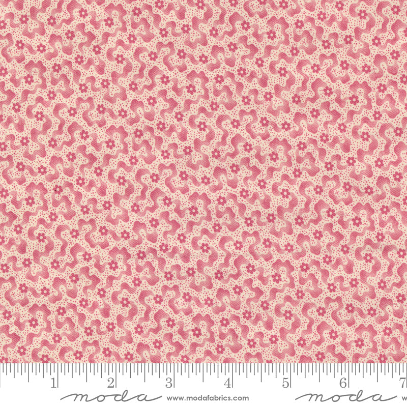 Goodnight Irene Ripples Blenders Floral Carnation by Betsy Cutchian for Moda Fabrics 31703-12 scale