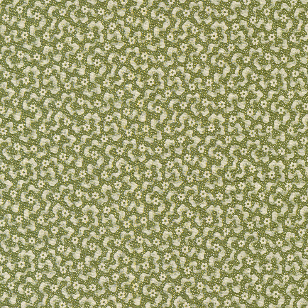 Goodnight Irene Ripples Blenders Floral Moss by Betsy Cutchian for Moda Fabrics 31703-18
