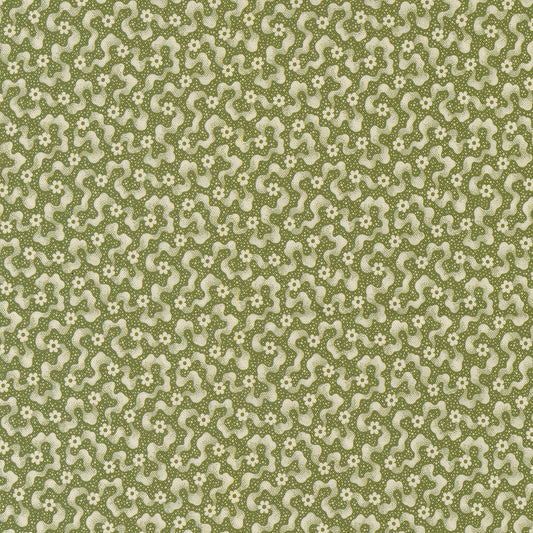 Goodnight Irene Ripples Blenders Floral Moss by Betsy Cutchian for Moda Fabrics 31703-18