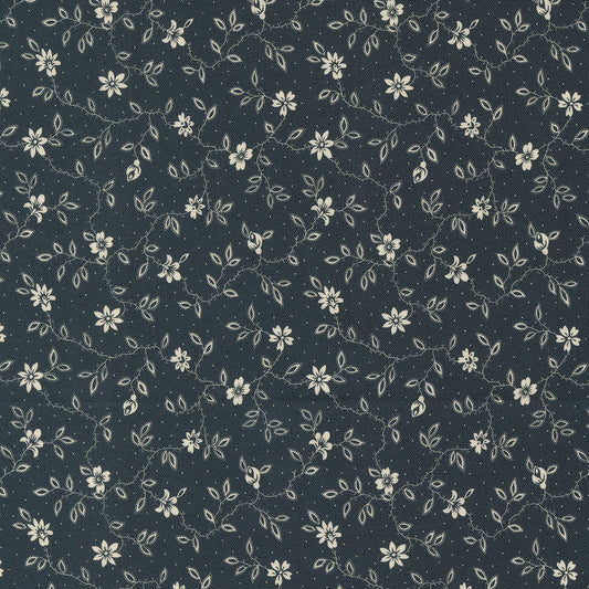 Goodnight Irene Blossom Vines Graphite by Betsy Cutchian for Moda Fabrics 31705-25