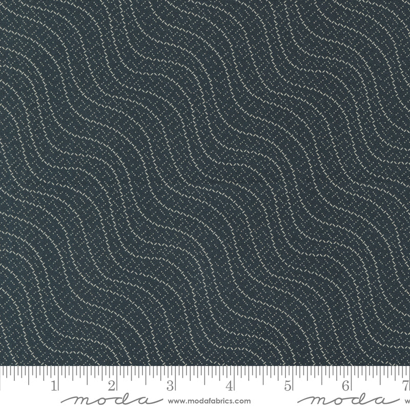 Goodnight Irene Making Waves Graphite by Betsy Cutchian for Moda Fabrics 31708-23 scale