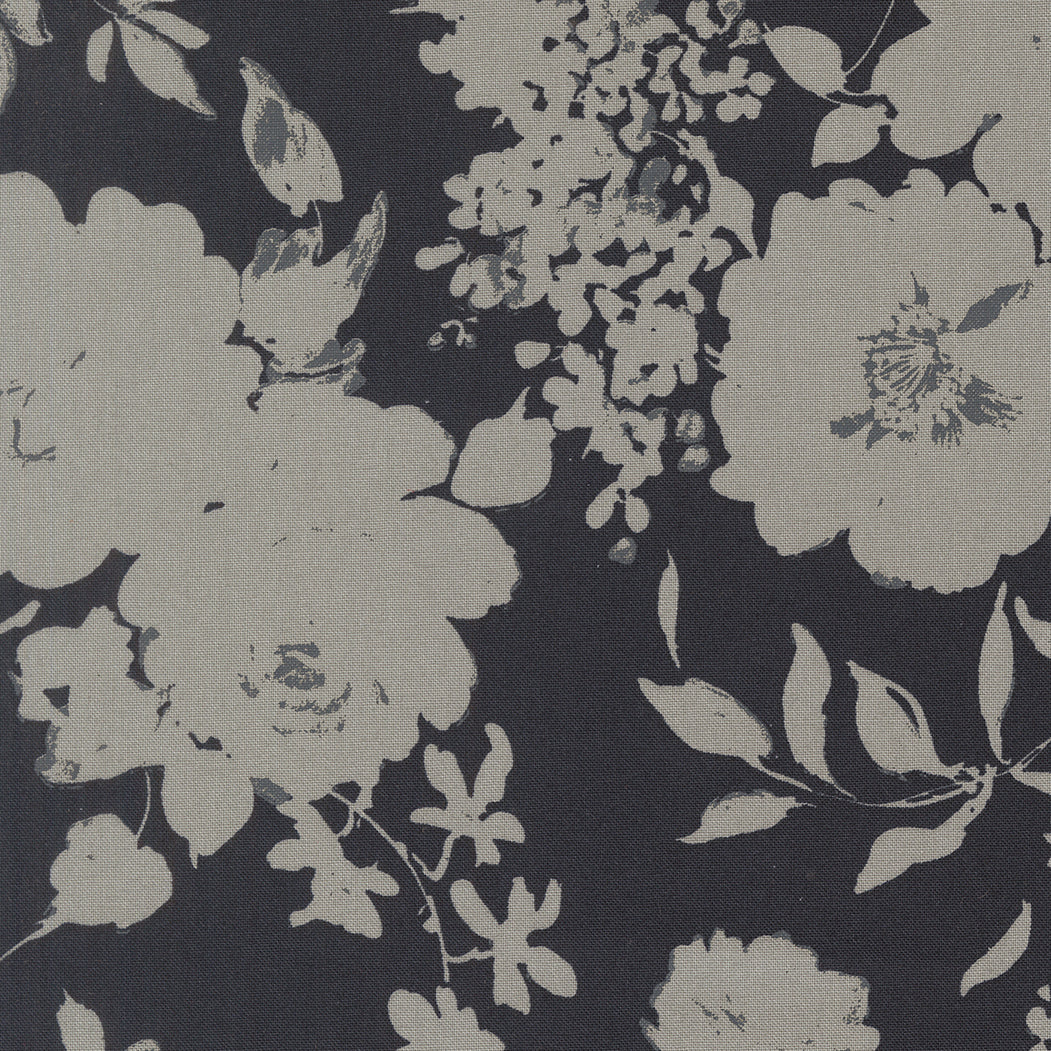 Arabesque Whisper Florals Abstract Midnight by Studio M for Moda 33830-17