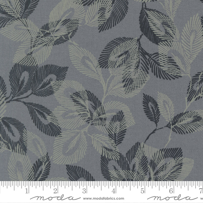 Arabesque Palm Blenders Leaf Dusk by Studio M for Moda 33831-16 scale