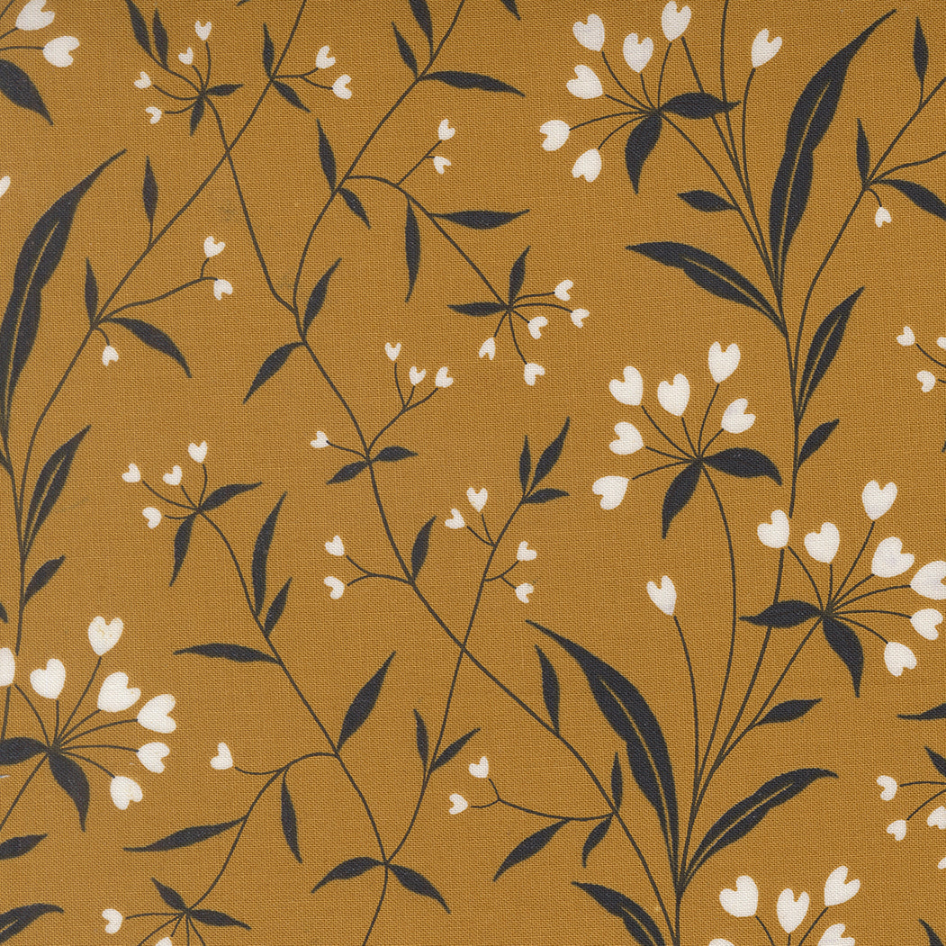 Arabesque Highland Florals Golden by Studio M for Moda 33832-14