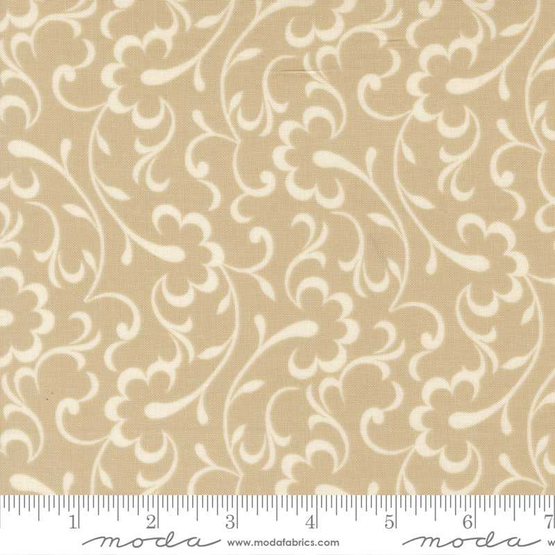 Arabesque Wilshire Blenders Moonbeam by Studio M for Moda 33833-12 scale