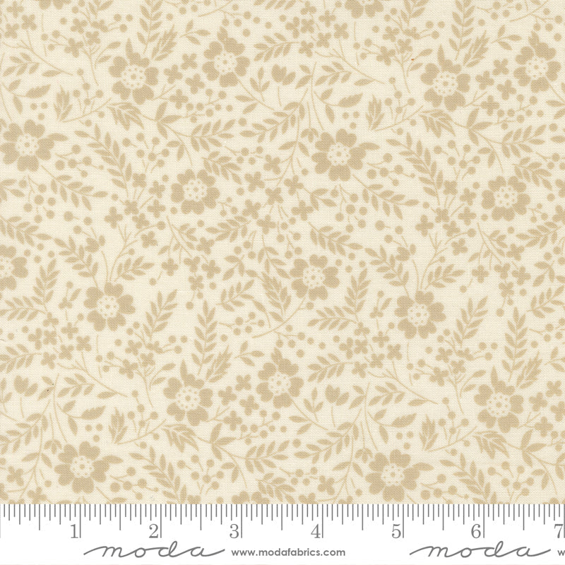 Arabesque Meadow Florals Moonbeam by Studio M for Moda 33834-22 scale