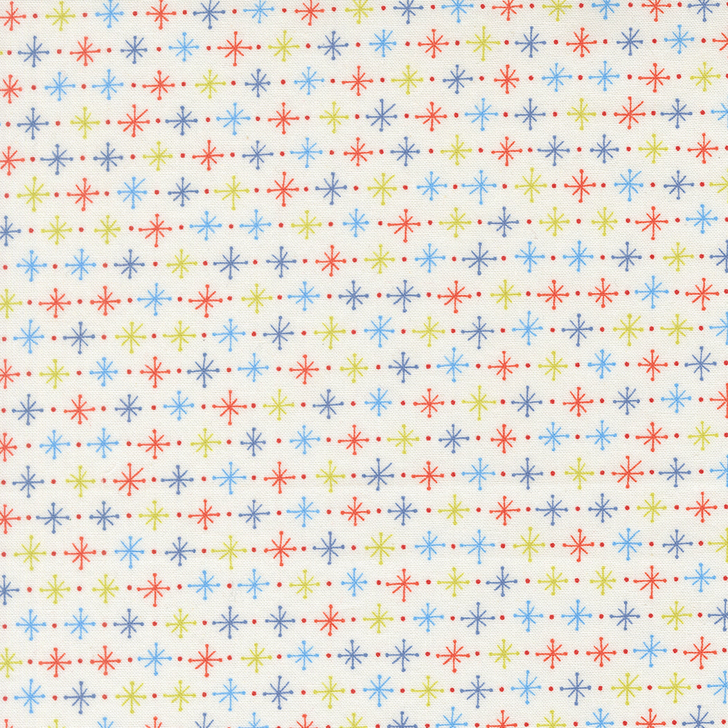 Rosie Twinkling Star Whipped Cream by Fig Tree Co for Moda